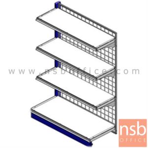ชั้นวางสินค้า 1 หน้าหลังตาข่าย  ตัวตั้ง (ขนาด 90W*120H cm.) Platinum Plus