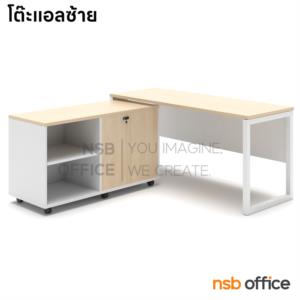 โต๊ะทำงานพร้อมตู้ไซด์บอร์ด   WS-SD 160D + WS-MB 4 D