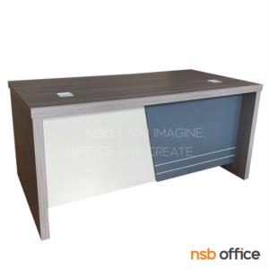 โต๊ะทำงานผู้บริหาร รุ่น Stewer (สตีลเวอร์) ขนาด 160W cm. พร้อมตู้ ...