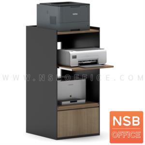 ตู้วางปริ้นเตอร์ ระบบถาดเลื่อน หน้าบานเพ่ (วางได้ 3 เครื่อง) printer 60W (บานเพ่) IV0041872 21/5/22