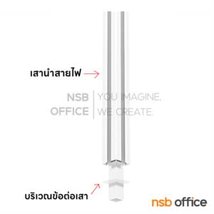 เสาต่อสูงนำสายไฟจากฝ้า (จากพาร์ทิชั่นเดิม)  เสาต่อ 5.5*180