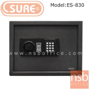 ตู้เซฟดิจตอล SR-ES830 น้ำหนัก 11 กก. (1 รหัสกด / ปุ่มหมุนบิด)  ES-830