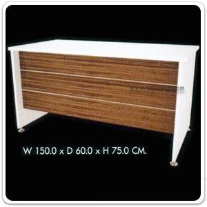 โต๊ะทำงาน สีซีบราโน่-ขาว ZDK-1200