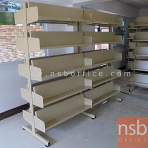 ชั้นวางวารสาร 5 ชั้น 2 ด้าน (แบบ 2 ตอน)  S-325