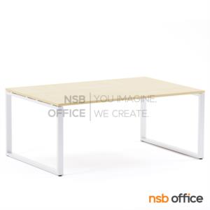 โต๊ะประชุมทรงสี่เหลี่ยม  ขาเหล็กเหลี่ยม 180W cm โครงขา 3x6 cm