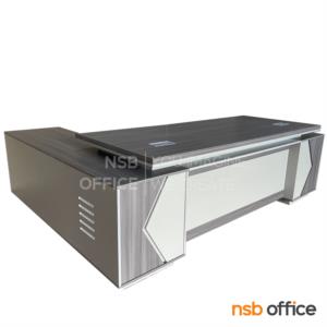 โต๊ะผู้บริหารตัวแอล 3 ลิ้นชัก พร้อมตู้ข้าง RUBY-240