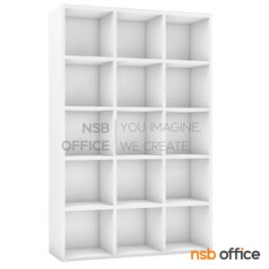 ชั้นวางเอกสาร สูง 188 cm. 15 ช่อง ปิดผิวพีวีซี CB-1150 (OD/WH)