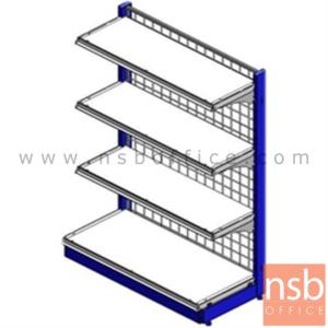 ชั้นวางสินค้า 1 หน้าหลังตาข่าย  ตัวตั้ง (ขนาด 90W*120H cm.) Platinum Plus