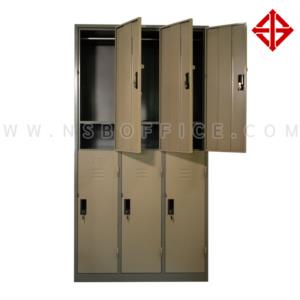 ตู้ล็อคเกอร์ 6 ประตู มี มอก. LK-6106