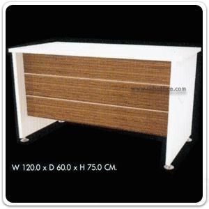 โต๊ะทำงาน สีซีบราโน่-ขาว ZDK-1200