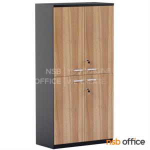 ตู้เอกสาร สูง 160 cm. 4 บานเปิดทึบ เมลามีน N 8106_H160  
