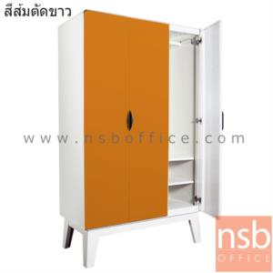 ตู้เสื้อผ้าเหล็ก 3 บานเปิด สูง 200 ซม. รุ่น PW-03  PW-03