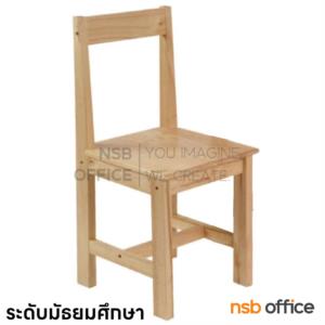 ชุดโต๊ะและเก้าอี้นักเรียน รุ่นไม้พาราล้วน ระดับมัธยมศึกษา  -