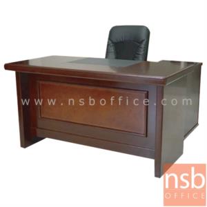 โต๊ะผู้บริหารตัวแอล 3 ลิ้นชัก พร้อมตู้ข้างล้อเลื่อน Cigar