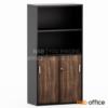 ตู้เอกสาร บนโล่ง ล่างบานเลื่อน เมลามีน N 8144_H160 CC