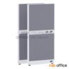 พาร์ทิชั่นแบบทึบเต็มแผ่น สูง 160 cm. มีรางไฟตรงกลางและด้านล่าง TP1F-604