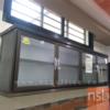 ตู้แขวนอลูมิเนียม หน้าบานกระจกใส รุ่น Antir 61H*198W cm.  HCZ-A200