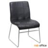 เก้าอี้รับแขก ขาเหล็กชุบโครเมี่ยม -