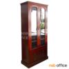 ตู้เอกสาร สูง 200 cm. บนบานเปิดกระจก ล่าง 4 ลิ้นชัก   HUGO-II 