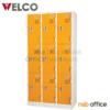 ตู้ล็อกเกอร์ 9 ประตู 91.4W*45.8D*183H cm. กุญแจแยก รุ่น WLK009  WLK009