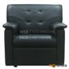 โซฟาหนังเทียม พิงหลังเย็บจับจุก SOFA-S แบบ 1 ที่นั่ง