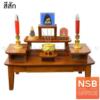 โต๊ะหมู่บูชาหมู่ 5 ไม้ยางพาราโมเดิร์น  JR 334/2