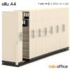 ตู้รางเลื่อนแบบมือผลัก (สูงพิเศษ 6 ช่อง) CPT-14_Cust แฟ้ม A4  