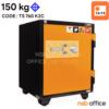 ตู้เซฟนิรภัย TAIYO รุ่น 150 กก. หน้าบานสีสัน  2 กุญแจ 1 รหัส TS760 K2C-300_BKOส้ม/BKBUน้ำเงิน