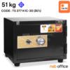 ตู้เซฟนิรภัย TAIYO 51 กก.  1 กุญแจ 1 รหัส TS377 K1C-30_สีดำ โปร 2 ใบ