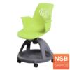 เก้าอี้เฟรมโพลี่ล้อเลื่อน สีเขียว สินค้าใหม่ไม่มีตำหนิ -