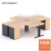 ชุดโต๊ะทำงานกลุ่มตัวแอล 4 ที่นั่ง   A04A166_3ลิ้นชัก