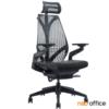 เก้าอี้เพื่อสุขภาพ ขาพลาสติก ผลิตจากพลาสติกวิศวกรรมประสิทธิภาพสูง สีดำ