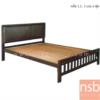 เตียงเหล็ก หัวเตียงสูงบุหนังเทียม  พร้อมแผ่นไม้ปูเตียง SKC-T015_3.5 ฟุต