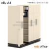 ตู้รางเลื่อนแบบมือผลัก (สูงพิเศษ 6 ช่อง) CPT-6_Cust แฟ้ม A4 