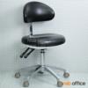 เก้าอี้สำหรับผู้มีอาการปวดหลัง ปรับล็อกเอนได้ หุ้มหนัง ขาอลูมิเนียม ลูกล้อเก็บเสียง G-002