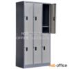 ตู้ล็อกเกอร์ 6 ประตู ขนาด 91W*45D*182H cm. LK06