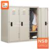 ตู้ล็อกเกอร์เหล็กเตี้ย 3 ประตู (วางชิดหน้าต่างได้) LKM-03