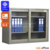 ตู้เหล็กบานเลื่อนกระจกเตี้ย   R-024T_SD24TRPB-00
