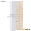 ตู้เอกสารเข้ามุม 6 บานเปิดทึบ เมลามีน 120*40*270 (R)
