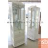 ตู้โชว์กระจกดาวน์ไลท์ 2 ลิ้นชักล่าง  มีไฟในตัว  CB-004_สีขาว