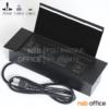 ป๊อปอัพทรงฝาเปิด มีสายปลั๊กไฟ usb a+c สีดำ