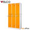  ตู้ล็อกเกอร์ 3 ประตู 91.4W*45.8D*183H cm. กุญแจแยก รุ่น WLK003  WLK003
