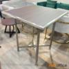 โต๊ะบาร์ โครงสแตนเลส พับได้ -