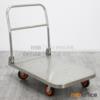 รถเข็นสแตนเลสล้วน  รับน้ำหนักได้ 300 Kg. (เน้นใช้งานคุ้มค่า) ขนาด 90W cm. 