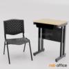 ชุดโต๊ะและเก้าอี้นักเรียน  ระดับประถม-มัธยม โครงดำ