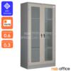 ตู้เอกสาร 2 บานเปิดกระจก  LK-101G