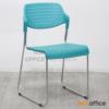 เก้าอี้อเนกประสงค์เฟรมโพลี่ ขาตัวยูชุบโครเมี่ยม VC-840