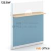 พาร์ทิชั่นพร้อมเคาน์เตอร์ สำหรับรับจ่ายเงิน รับส่งเอกสาร  125.5W*150H 
