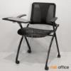 เก้าอี้เลคเชอร์หลังเน็ต  ขาเหล็กพ่นดำ 602X 