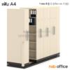 ตู้รางเลื่อนแบบมือผลัก (สูงพิเศษ 6 ช่อง) CPT-8_Cust แฟ้ม A4 